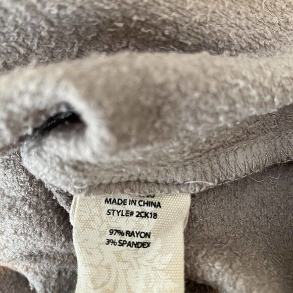 Soft Surroundings Jersey Exposed Seam Tunic Top Size Large - Picture 8 of 9